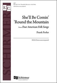 She'll Be Comin' 'Round the Mountain SSAA choral sheet music cover Thumbnail